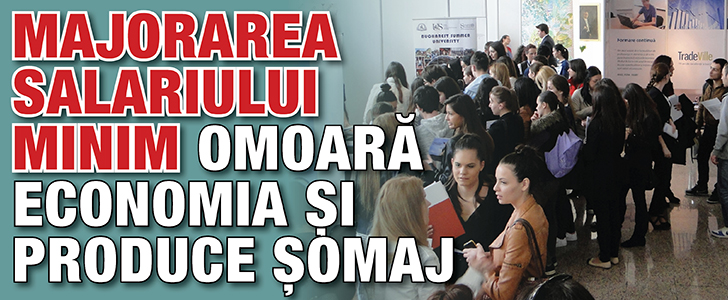 Majorarea salariului minim omoara economia si produce somaj