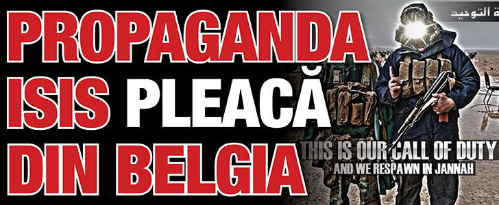 Propaganda ISIS pleaca din Belgia