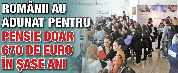 Romanii au adunat pentru pensie doar 670 de euro in sase ani