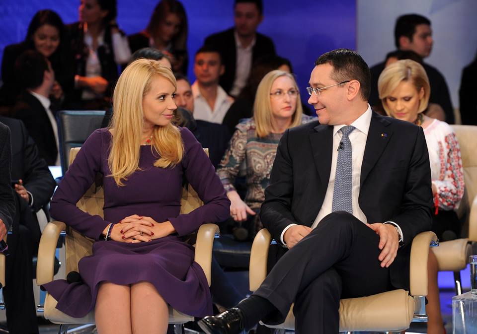 Primul-ministru Ponta, mesaj special pentru sotia sa, Daciana Sarbu