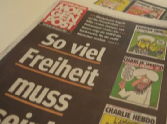 ATAC la un ziar din Germania care a preluat caricaturile Charlie Hebdo