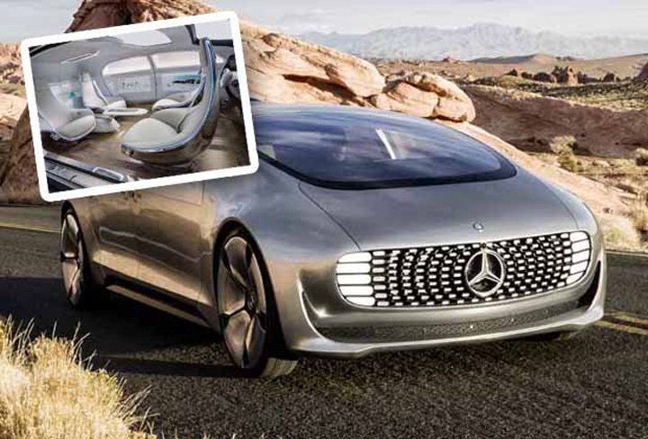 Premiera mondiala: Mercedes F015, prima limuzina care te duce unde vrei si nu e TAXI!