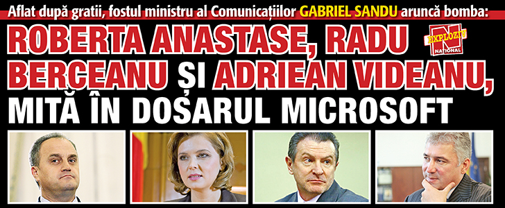 Roberta Anastase, Radu Berceanu şi Adriean Videanu, mita in dosarul Microsoft