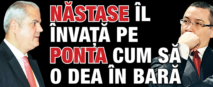 Nastase il invata pe Ponta cum sa o dea in bara