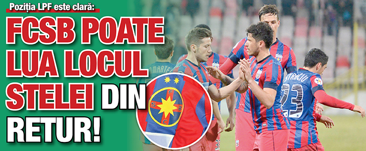 FCSB poate lua locul Stelei din retur!