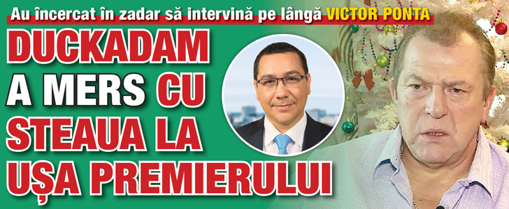 Duckadam a mers cu Steaua la usa lui Ponta