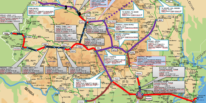 harta autostrazi program - Ziarul National
