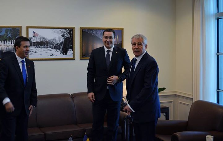 Seful Guvernului, la Pentagon, pentru o intalnire cu secretarul american al Apararii