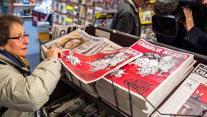 Vanzarile Charlie Hebdo, in picaj