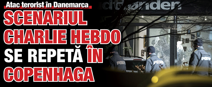 Scenariul Charlie Hebdo se repeta in Copenhaga