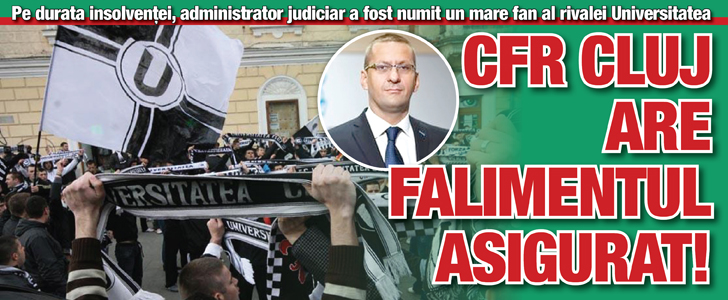 Soarta CFR, la mana unui rival de la Universitatea Cluj!