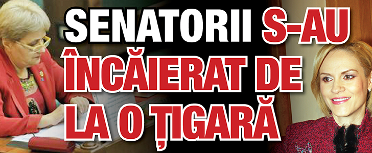 Senatorii s-au incaierat de la o tigara