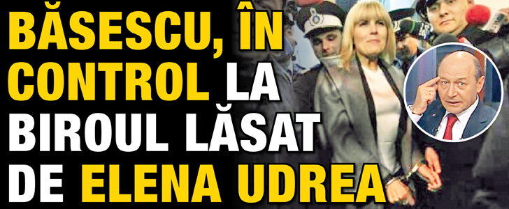 Basescu, in control la biroul lasat de Elena Udrea