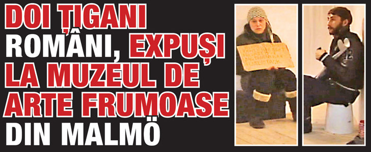Doi tigani romani, expusi la Muzeul de Arte Frumoase din Malmo