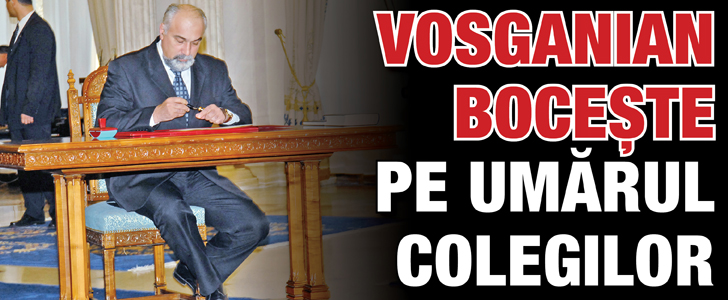 Vosganian boceste pe umarul colegilor