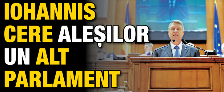 Iohannis cere alesilor un alt Parlament