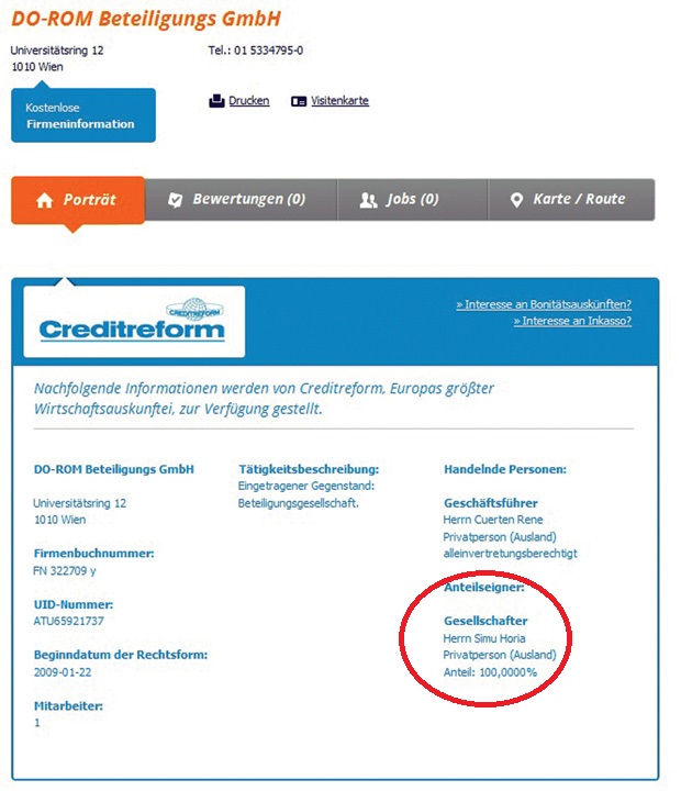 firma Simu Austria - Ziarul National