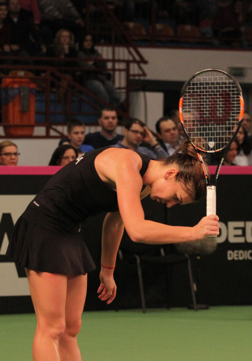 Irina Begu a salvat onoarea Simonei Halep