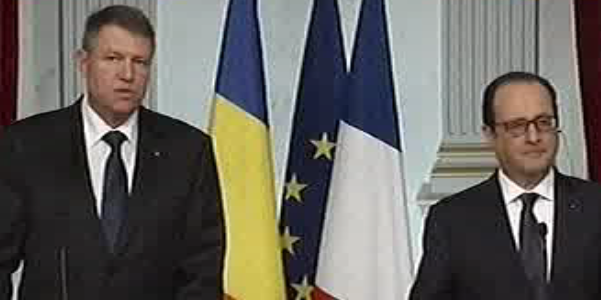 Francois Hollande, presedintele Frantei: „Iohannis este un factor de unitate pentru Romania”