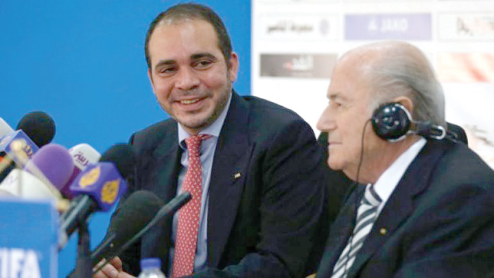 Printul Ali bin Al Hussein, impins de Anglia la sefia FIFA