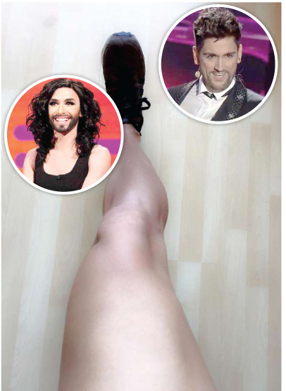 Cezar Ouatu se pregateste pentru Conchita Wurst