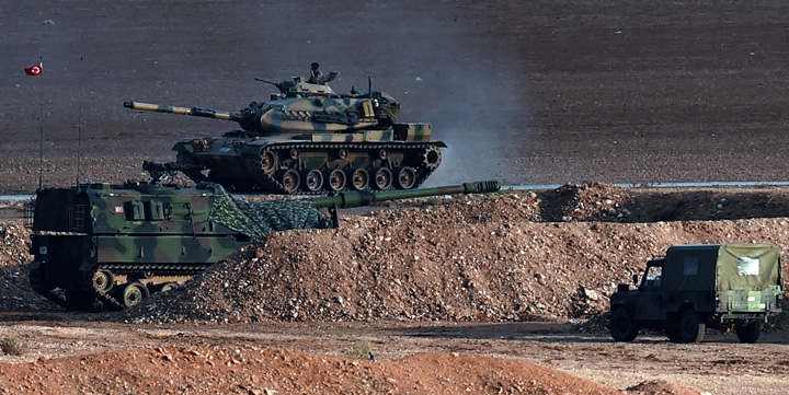 Turcia a organizat o ampla operatiune militara in Siria