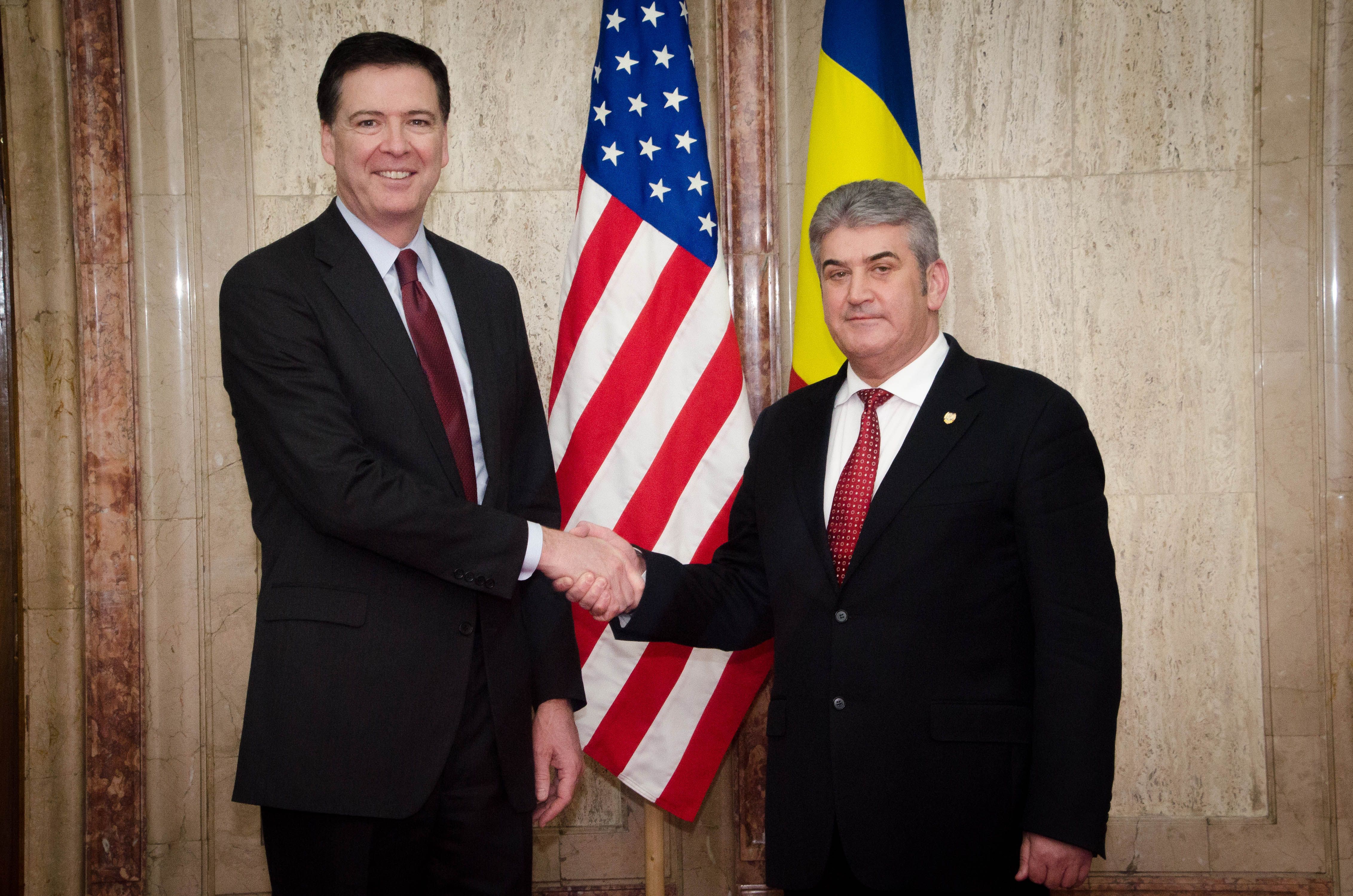 Ministrul Oprea, intrevedere cu directorul FBI, la sediul MAI