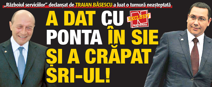 A dat cu Ponta in SIE si a crapat SRI-ul!