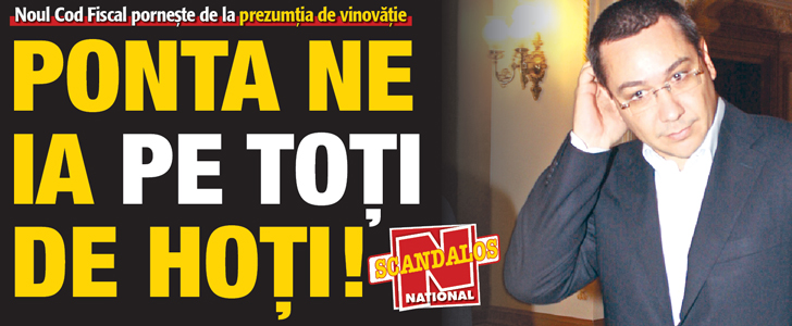 Victor Ponta ne ia pe toti de hoti!