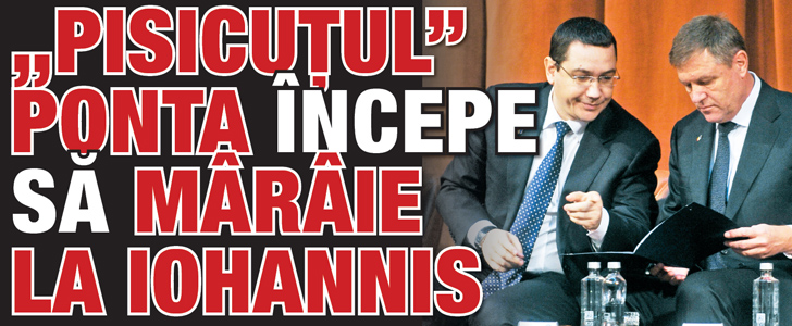„Pisicutul” Ponta incepe sa maraie la Iohannis