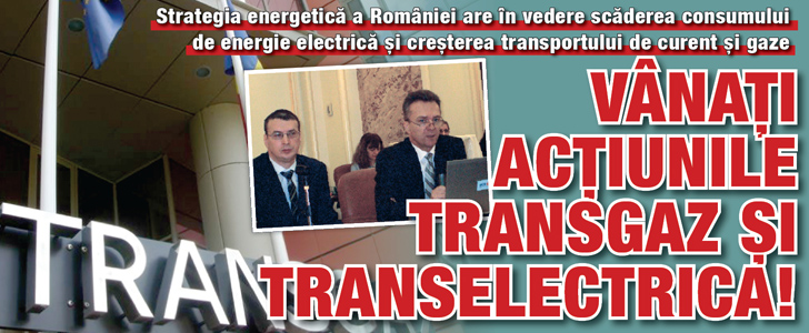 Vanati actiunile Transgaz si Transelectrica!