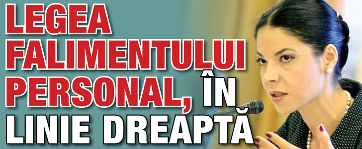 Legea falimentului personal, in linie dreapta