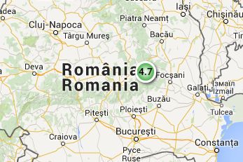 Cutremur in zona Vrancea, luni dupa-amiaza, resimtit si in Bucuresti!