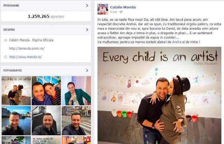 maruta tatic din nou andra insarcinata - Ziarul National