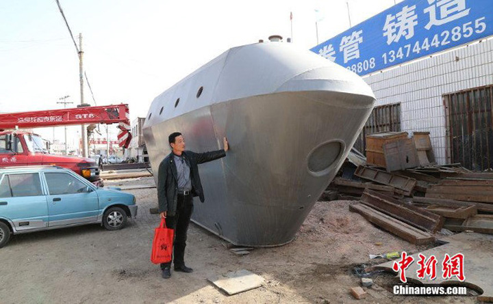 Si-a cheltuit agoniseala de-o viata ca sa construiasca un submarin