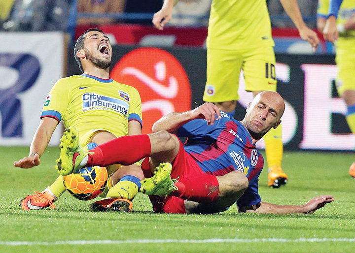 Steaua – ASA, cu sabiile scoase si titlul pe masa - Ziarul National