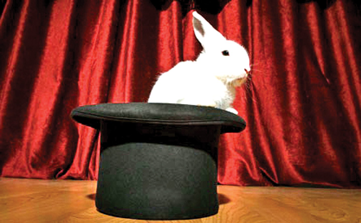 Pulling a rabbit out of a hat. - Ziarul National