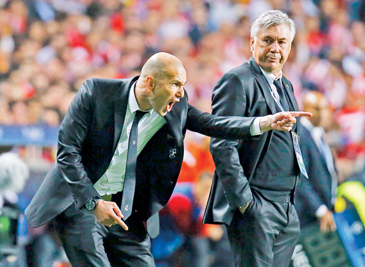 Iese Ancelotti, intra Zidane!