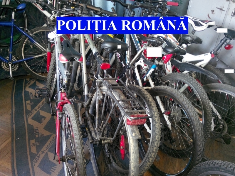 Tanar acuzat ca a furat 46 de biciclete, de zeci de mii de lei, prins si retinut!