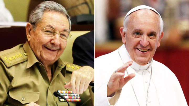 Papa Francisc il primeste pe Raul Castro in audienta privata