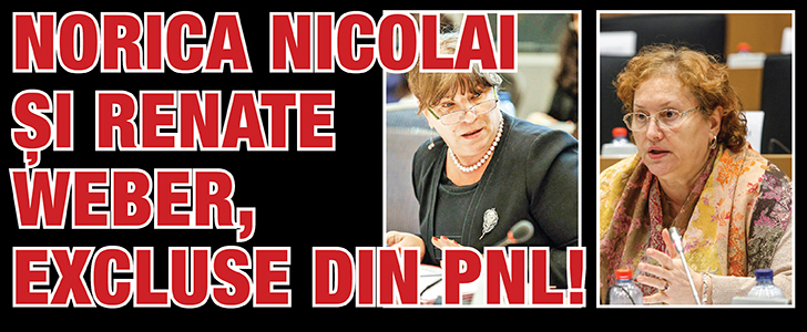 Norica Nicolai si Renate Weber – excluse din PNL!