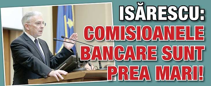 Isarescu: Comisioanele bancare sunt prea mari!