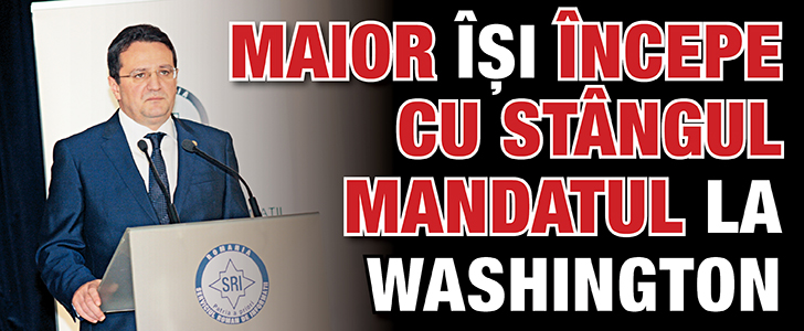 Maior isi incepe cu stangul mandatul la Washington