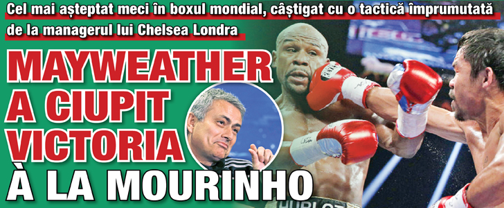 Mayweather a ciupit victoria à la Mourinho