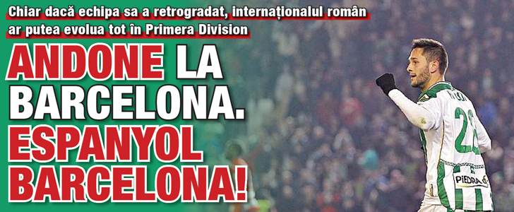 Andone la Barcelona. Espanyol Barcelona!