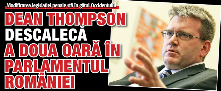 Dean Thompson descaleca din nou in Parlamentul Romaniei