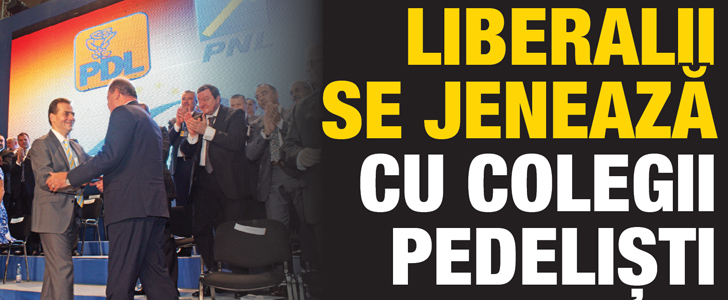 Liberalii se jeneaza cu colegii pedelisti
