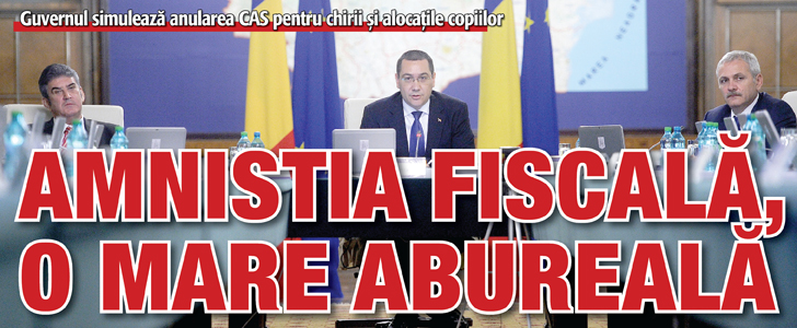 Amnistia fiscala, o mare abureala
