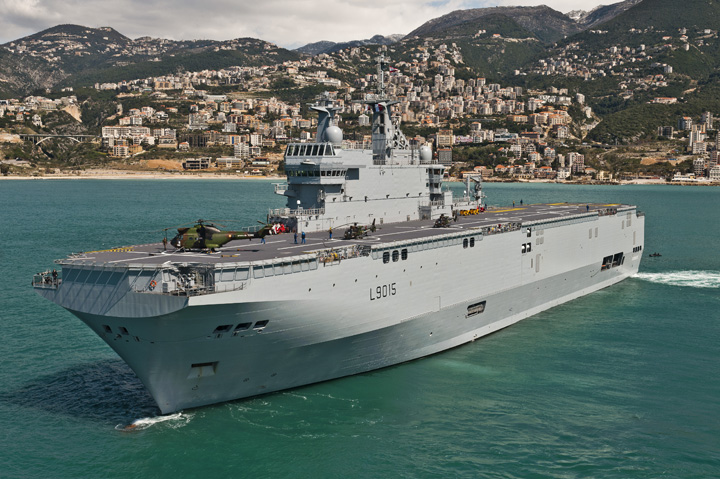 Franta ar putea scufunda navele Mistral destinate Rusiei