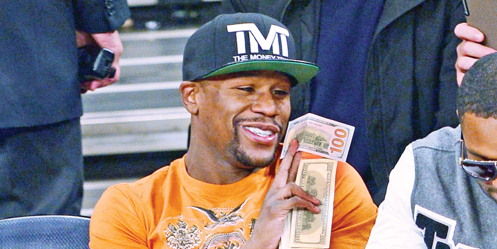 Castig de 225 de milioane de dolari pentru Mayweather